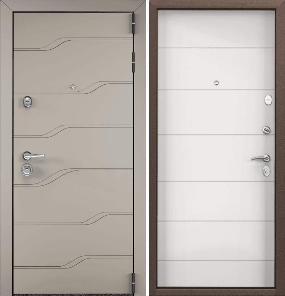 Дверь Цербер 3К Линкор Латте Сменная панель DIS006431