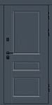 Дверь Термо-Доор Орегон графит(черная фурнитура) (квартира) DIS007541 фото
