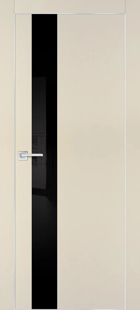 Фото Межкомнатная дверь PX-10  AL кромка с 4-х ст. Бежевый матовый